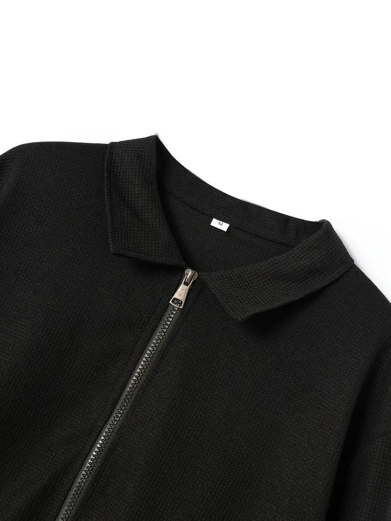 Vintage-Jacke Mit Reiverschluss Für Herren