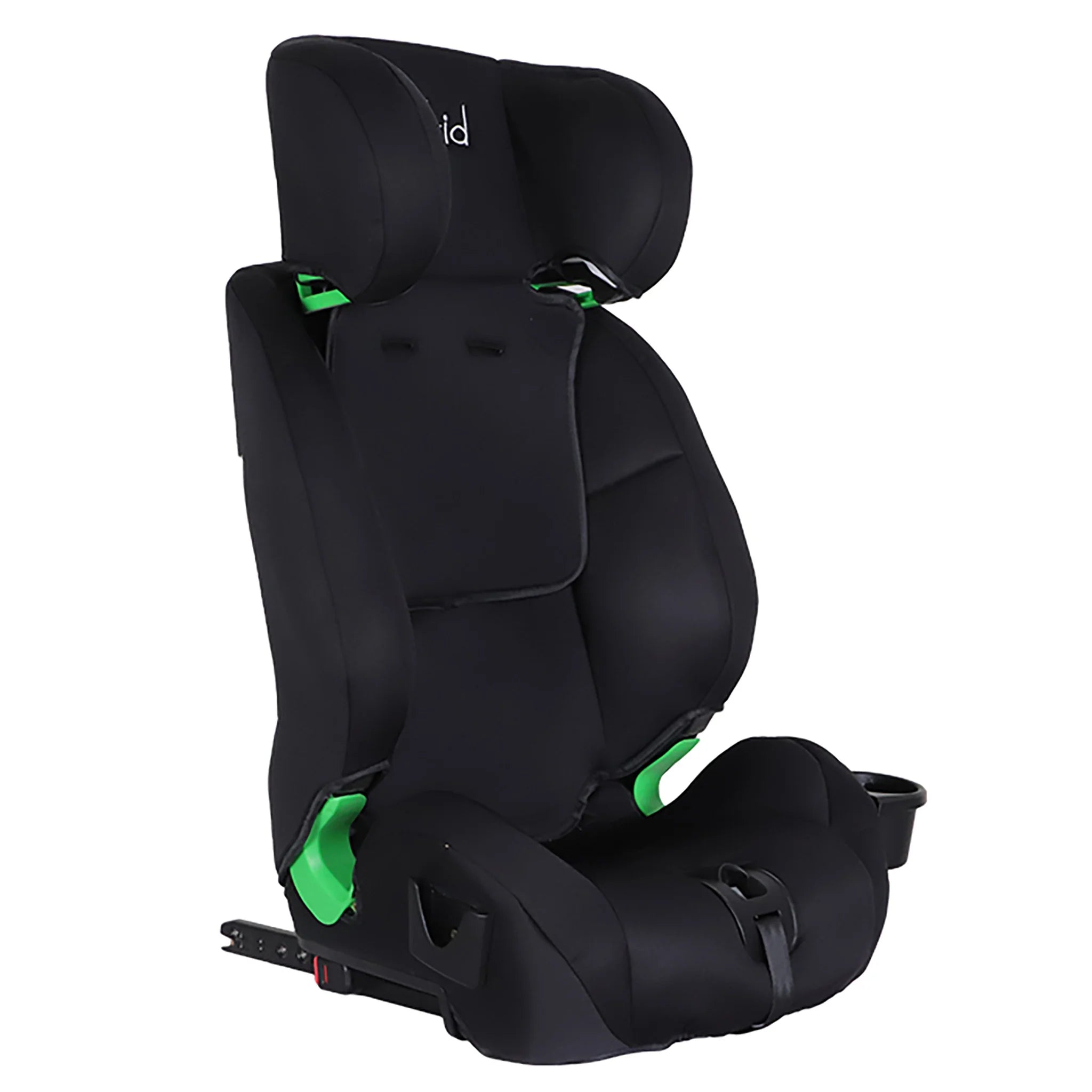 Kikid Premium Seggiolino Auto 76-150cm i-Size ISOFIX R129, nero