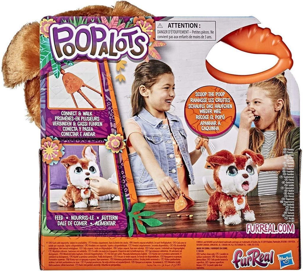 FurReal Poopalots Große Interaktive Haustier-Spielzeug, Verbindbares Leinen-System, Für Kinder ab 4 Jahren