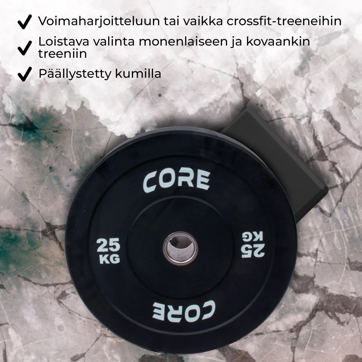 Piastra Bumper Core 50 mm, 5-25 kg
