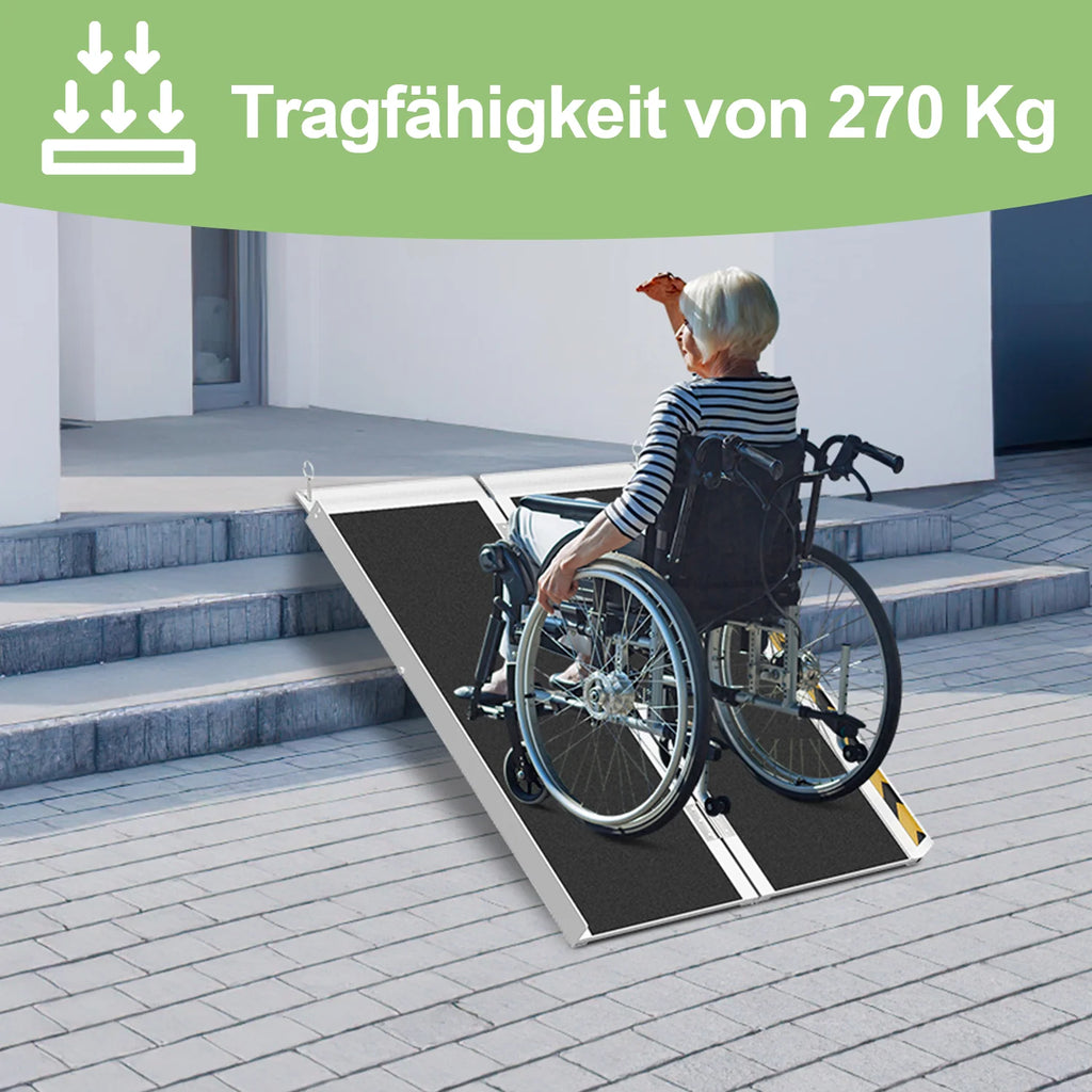 Sonnewelt Rampa per sedia a rotelle Rampa di carico in alluminio fino a 270kg