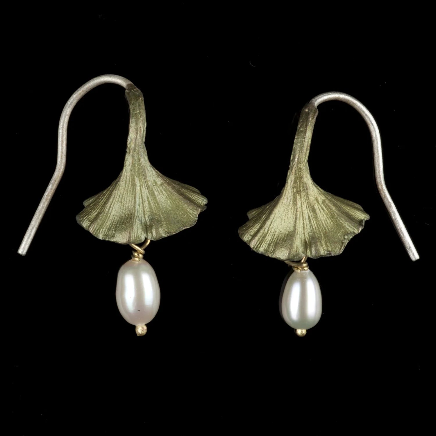 Ginkgo - Orecchini a perla