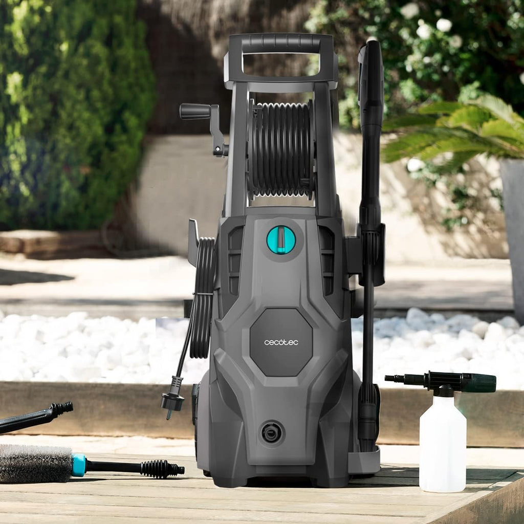 Idropulitrice Cecotec HydroBoost 2400 AdvanceClean, 2400 W, per casa, giardino o auto, portata 480 l/h, pressione 180 bar, pompa in alluminio, raggio d'azione 14 m, multicolore
