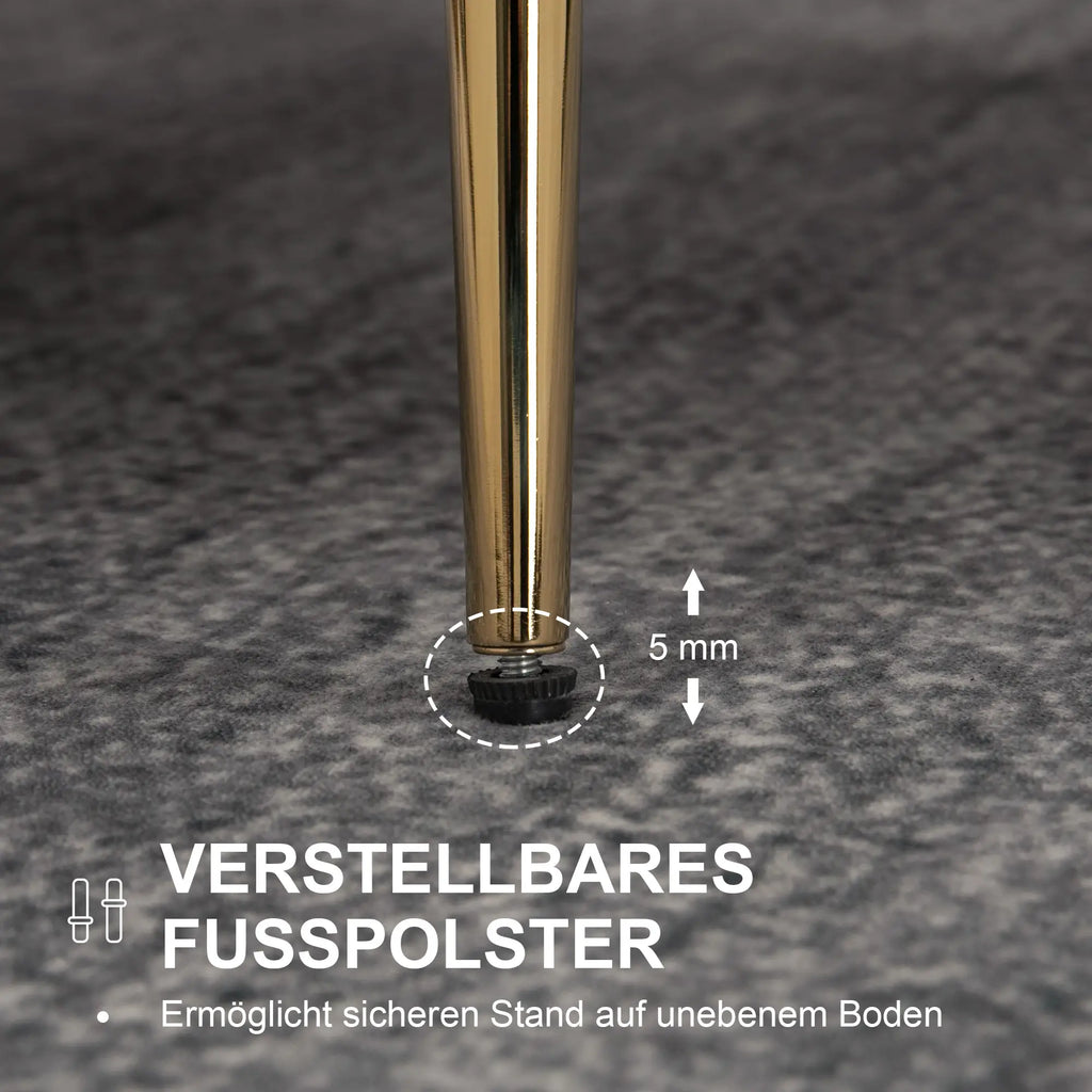 HOMCOM Polstersessel Muschelform Fleeceoptik Weiß Eleganter Komfort