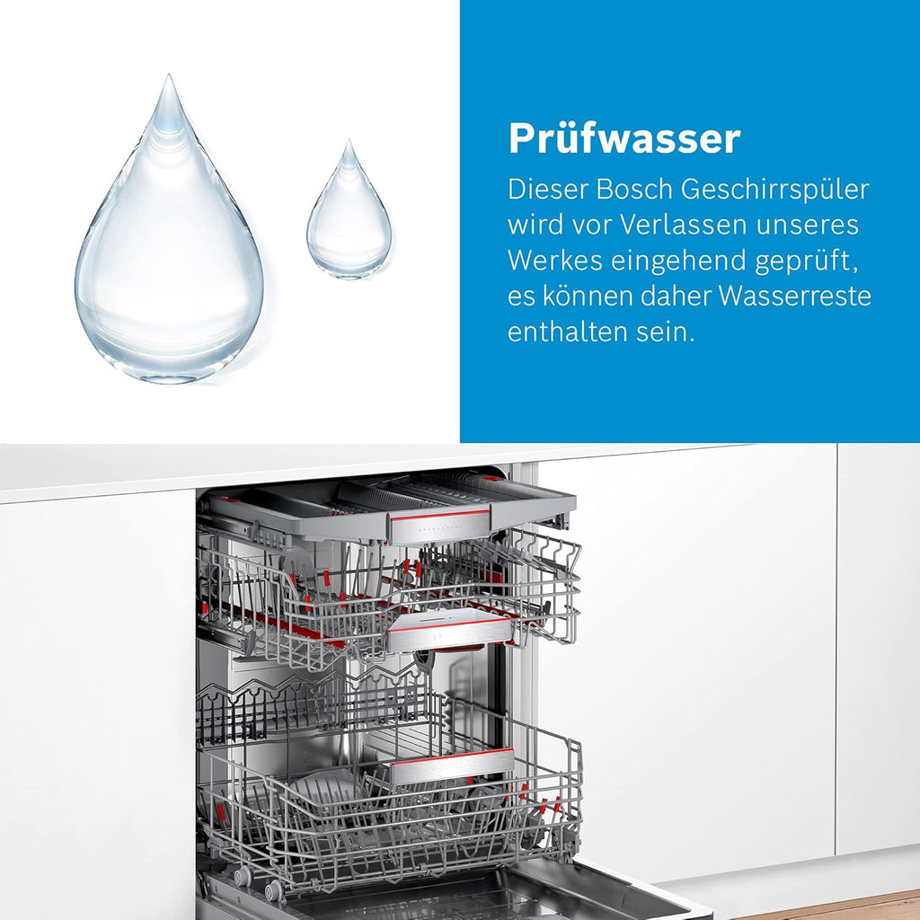 Bosch SPS4HMI61E Serie 4 Lavastoviglie a libera installazione / E / 45 cm / Acciaio inox / 76 kWh/100 cicli / 10 coperti / SuperSilence / Extra asciugatura / VarioCassetto / Home Connect