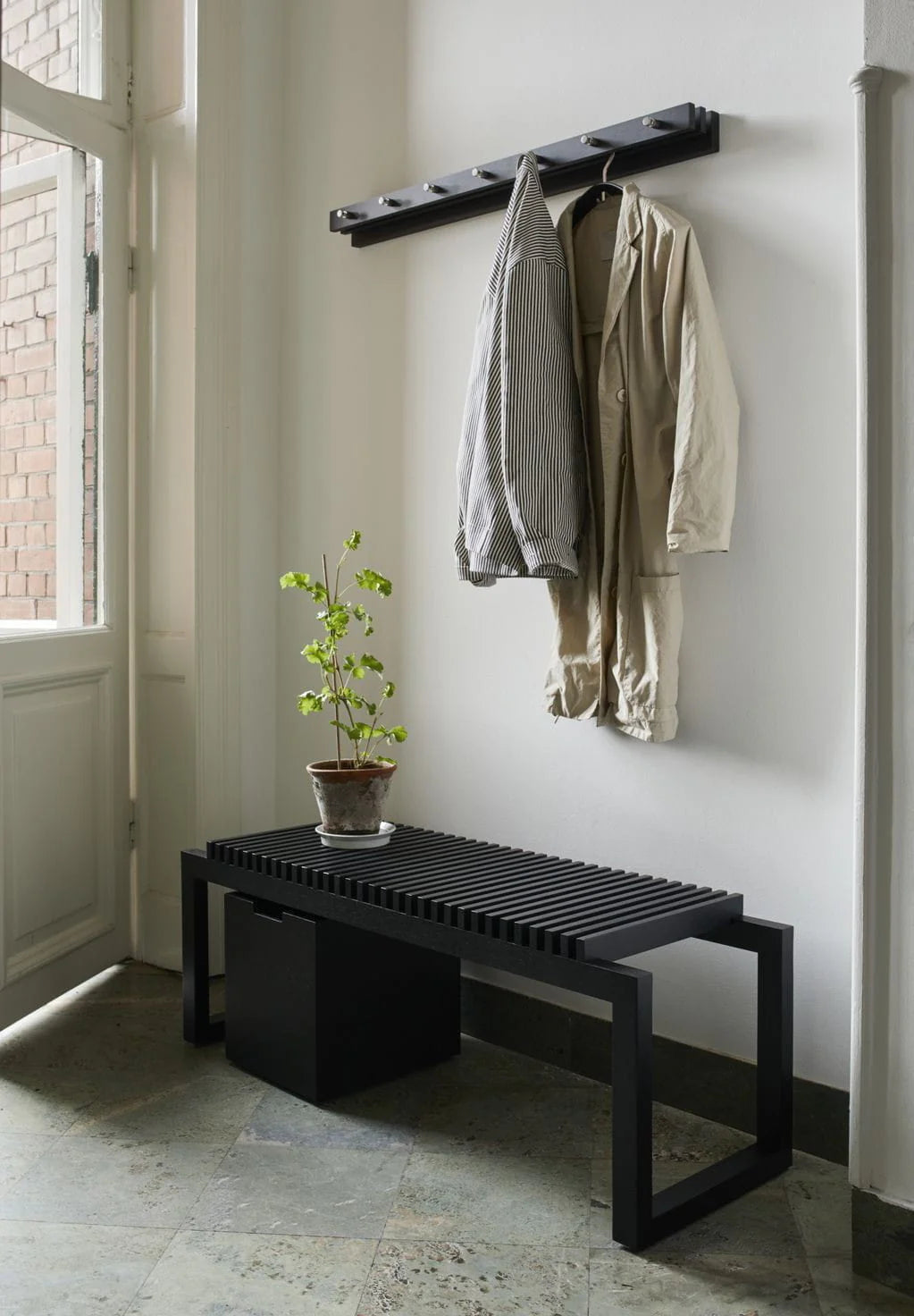 Striscia tagliacappotto Skagerak 100 cm, nera