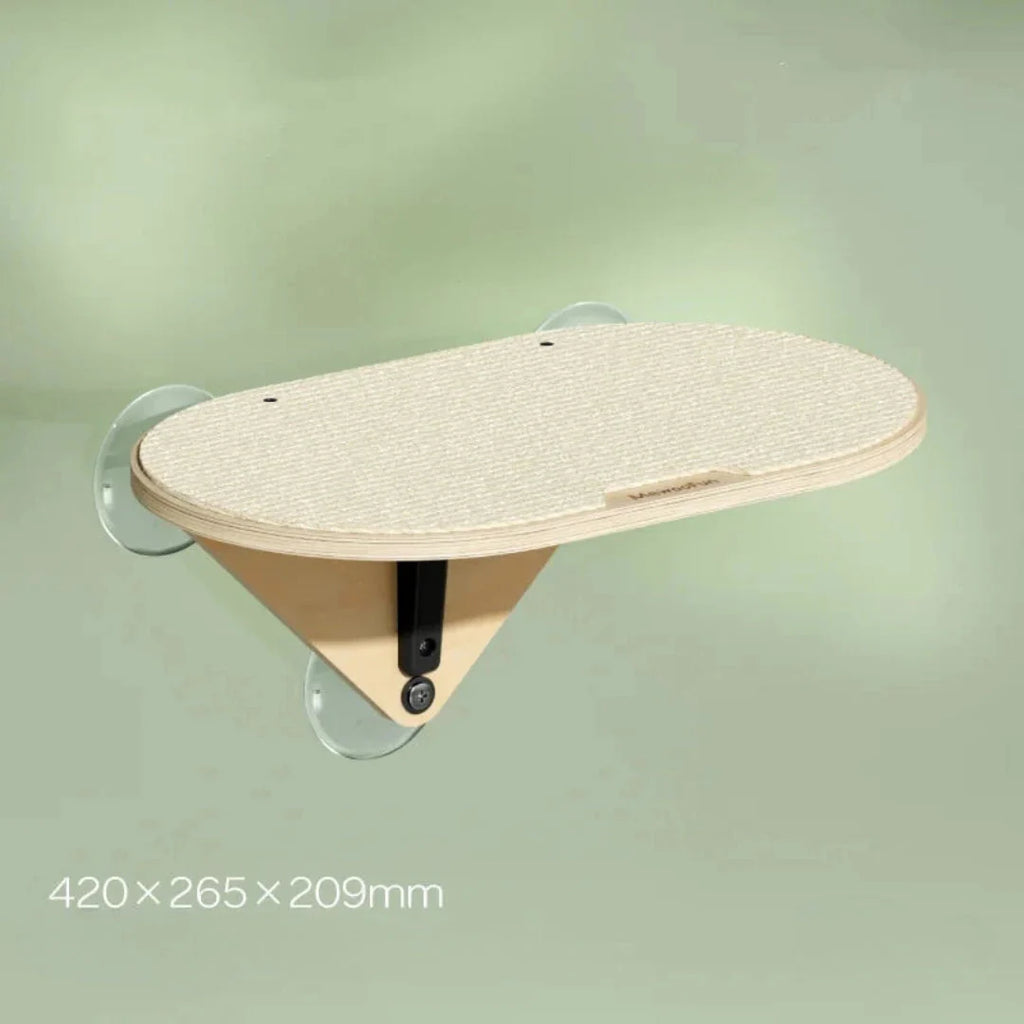 Tiragraffi sospeso moderno in legno – Design elegante per gatti