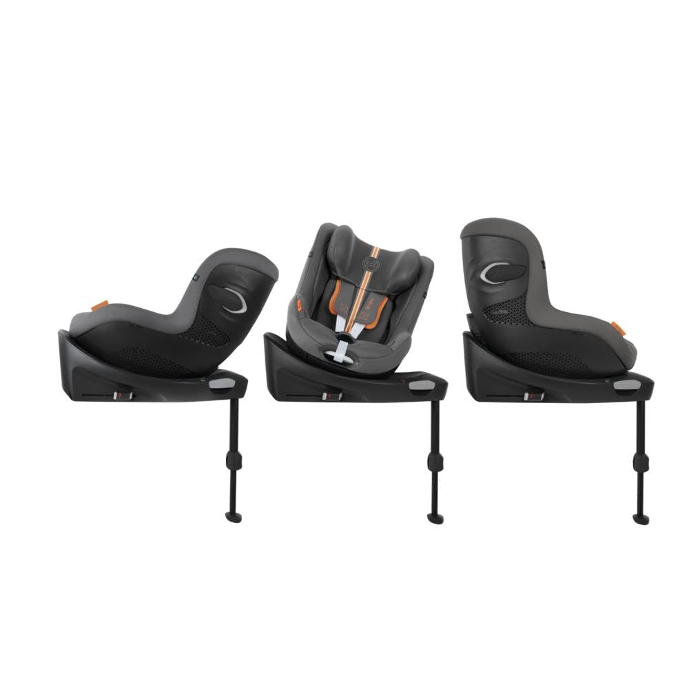 Seggiolino auto CYBEX Gold Sirona Gi i-Size Plus con base, Da 3 mesi a 4 anni circa (Dalla nascita con inserto per neonati), Max. 20 kg, 61-105 cm (Da 40 cm con inserto per neonati), Stormy Blue