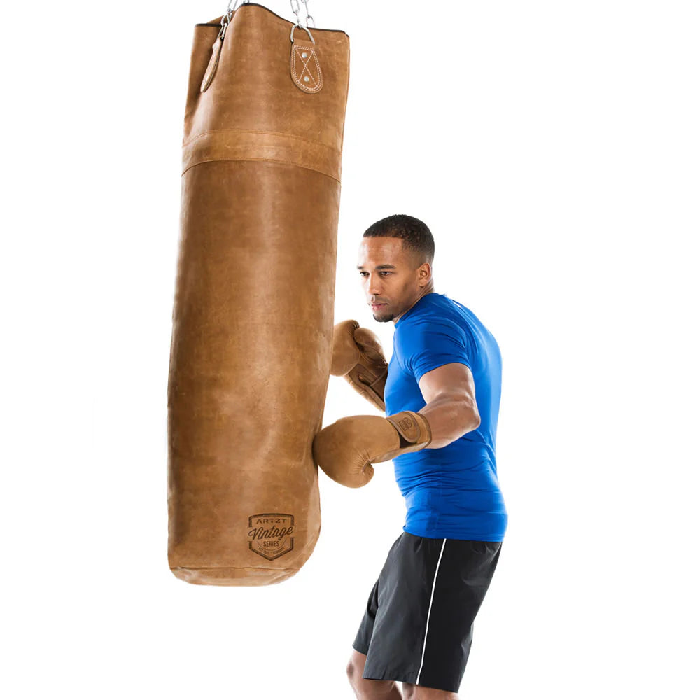 ARTZT Vintage Series Sacco da boxe con catena inclusa