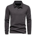 Langrmelige Polo-Bluse für Mnner