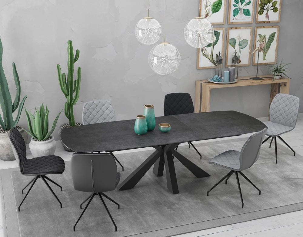 Tavolo da pranzo Akante, tavolo in ceramica, tavolo allungabile Phnix, 200/260 x 100 cm