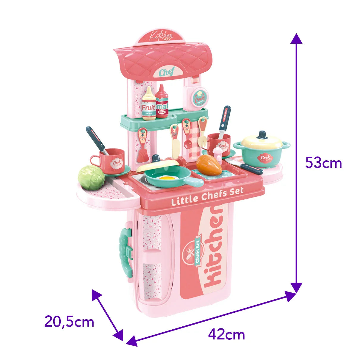 Kitchen Suitcase - Cucina da Viaggio Esplosiva - Cucina Giocattolo