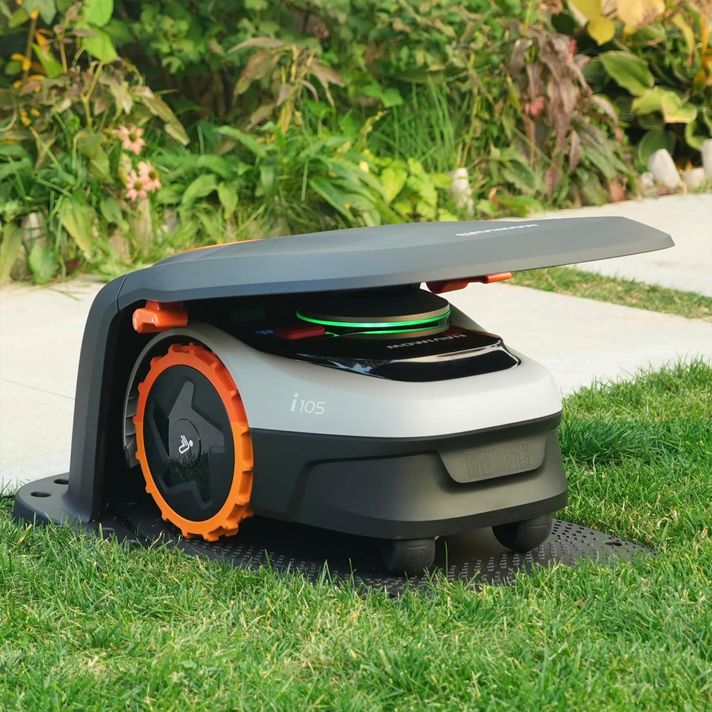 Navimow Garage S, Apribile verso l'alto, Nessun blocco del segnale, Protezione da sole e pioggia, Accessorio per i robot tosaerba Navimow i105E, i108E