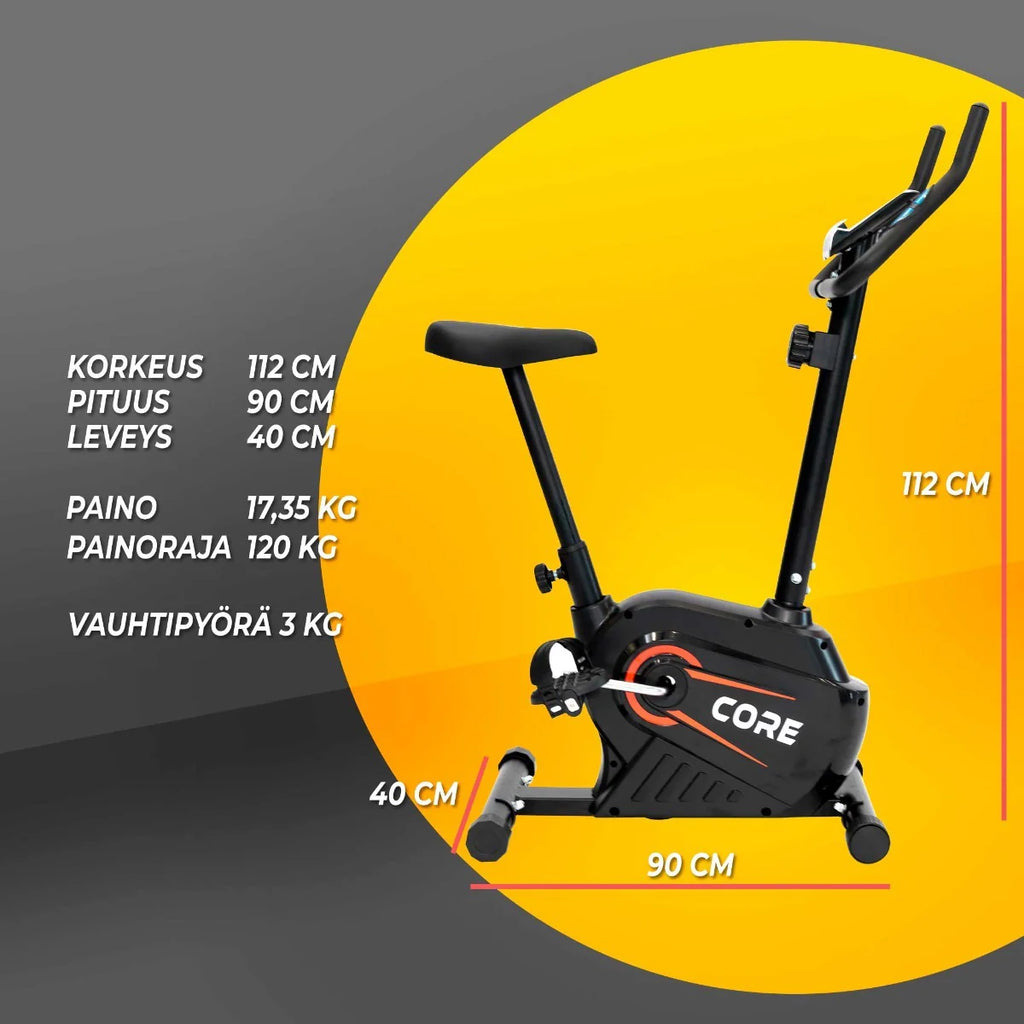 Cyclette Core con resistenza magnetica da 3 kg