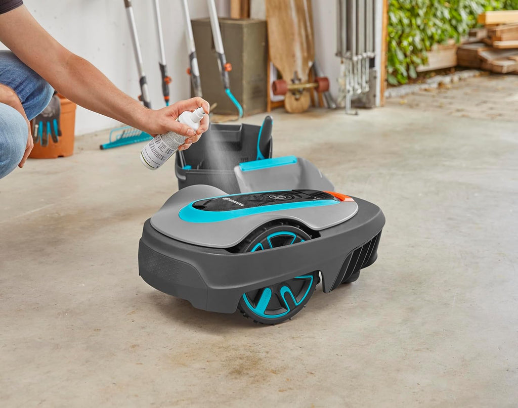 Gardena Original Garage per Robot rasaerba: Garage per tosaerba, protezione ottimale da sole e pioggia per robot rasaerba e stazione di ricarica (15020-20)