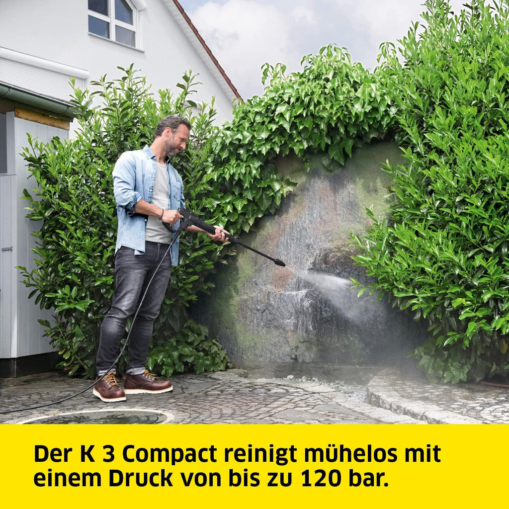 Kärcher Hochdruckreiniger K 3 Premium Power Control: Clevere App-Unterstützung - für eine effektive Reinigung bei alltäglichen Verschmutzungen - inkl. Schlauchtrommel
