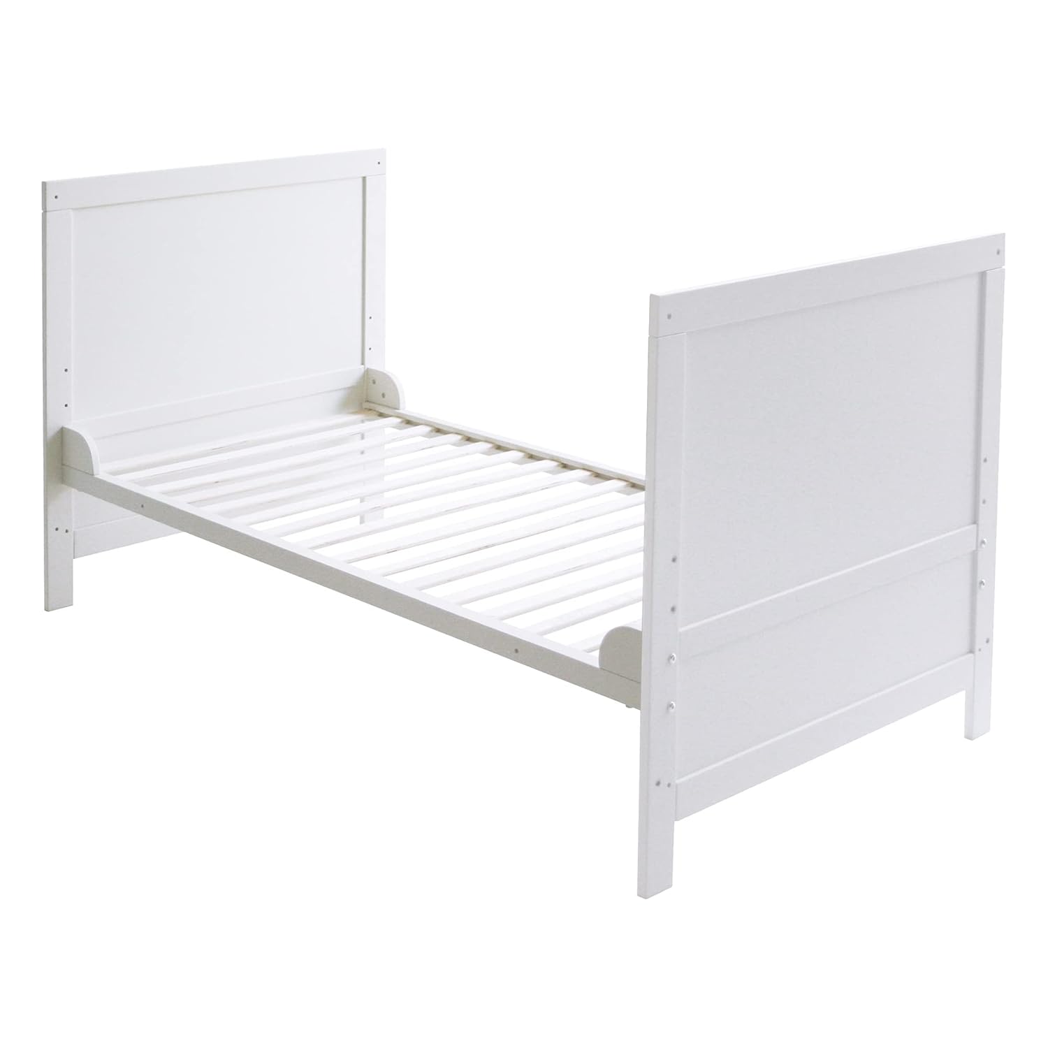 roba Lettino combinato 70 x 140 - Lettino con sbarre regolabile in 3 altezze - 3 pioli rimovibili - Lettino trasformabile in letto junior - Legno color tortora