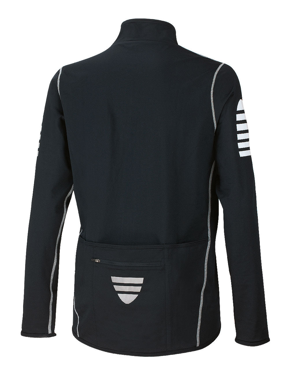 Herreh Thermo Radtrikot Pro Schwarz-Silber Setprodukt