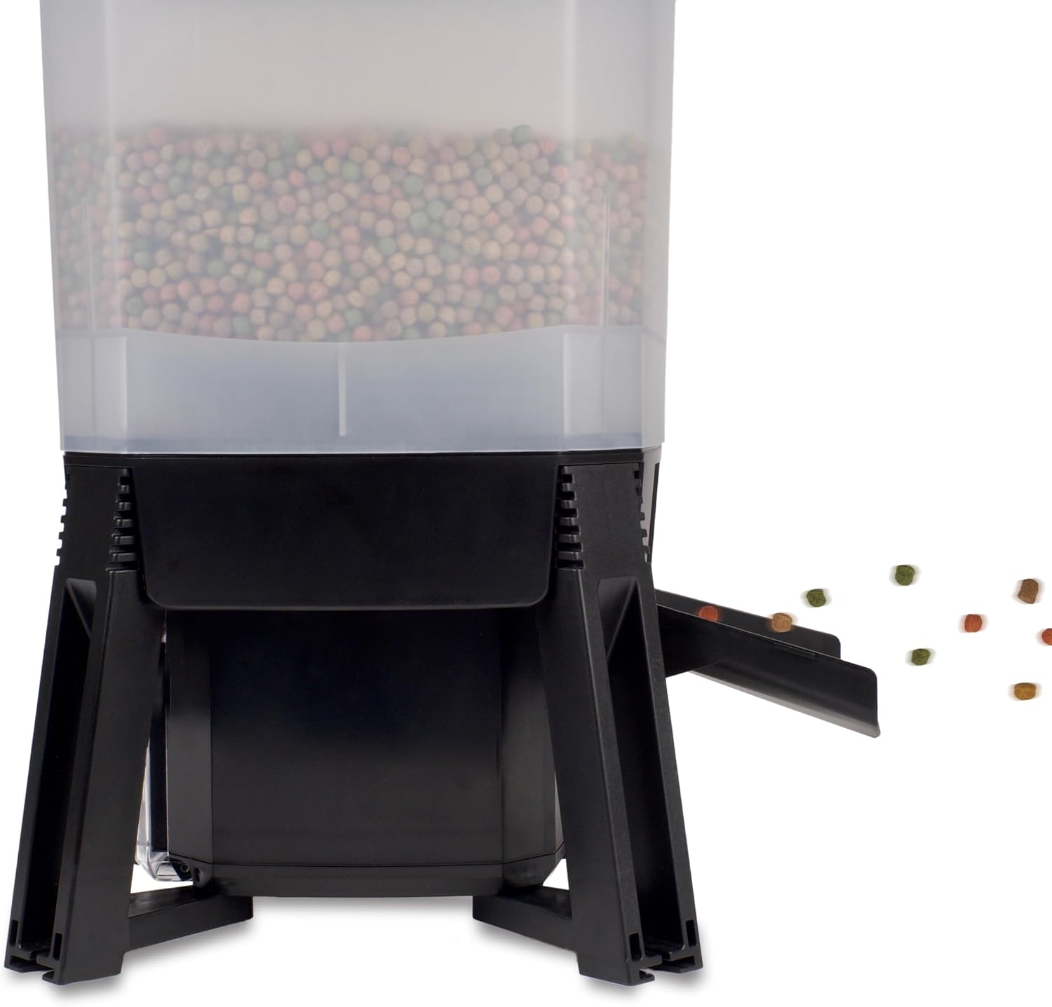 Wagner Green Solar Teich Futterautomat Automatic Fishfeeder 6 Liter, programmierbarer Futterspender für Fischfutter Pellets…
