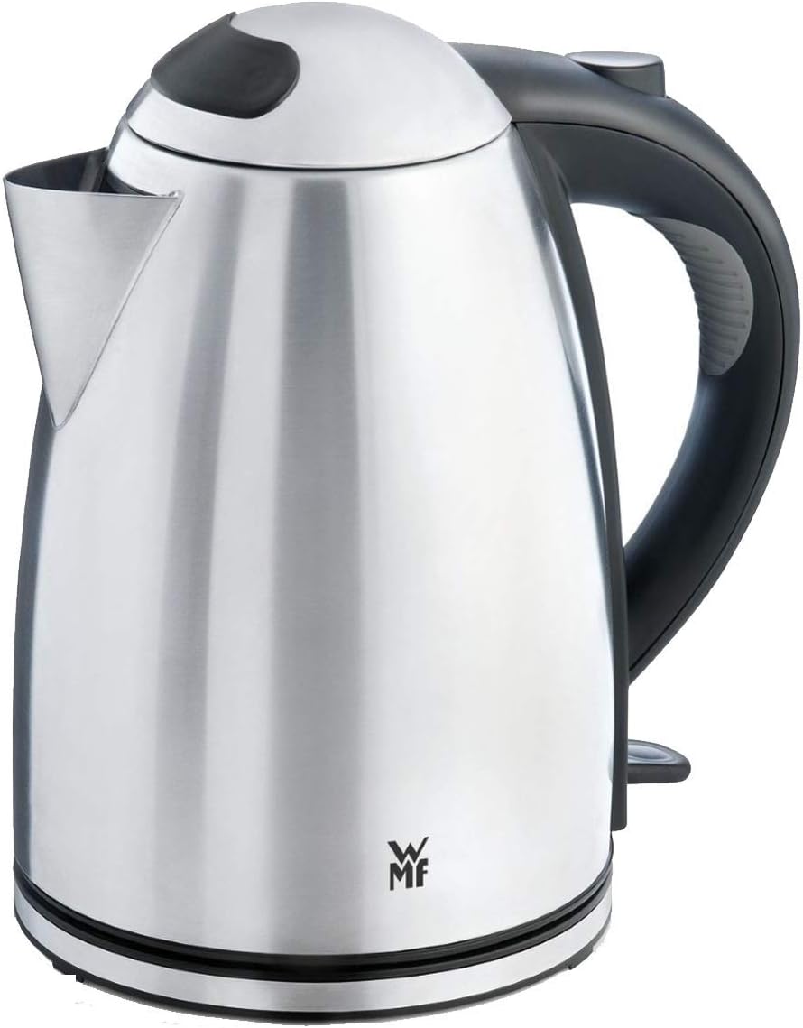 WMF Kult X Einzel- Induktionskochfeld, Kochplatte bis 28 cm, 1 Kochfeld, 8 Stufen, Topferkennung, Touch-Display, Glaskeramik, Timer-Funktion, 21 W & Stelio Wasserkocher Edelstahl 1,7l, edelstahl matt