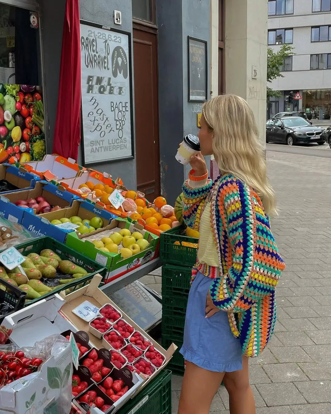 Cardigan boho da donna