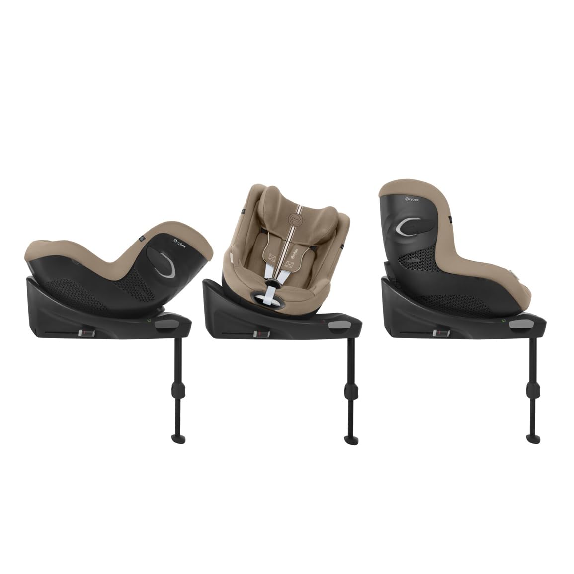 Seggiolino auto CYBEX Gold Sirona Gi i-Size Plus con base, Da 3 mesi a 4 anni circa (Dalla nascita con inserto per neonati), Max. 20 kg, 61-105 cm (Da 40 cm con inserto per neonati), Stormy Blue