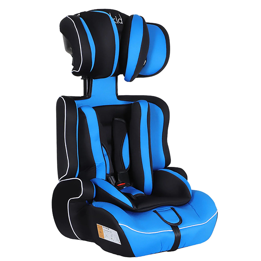 Kikid Seggiolino auto Basic 76-150cm R129, nero blu