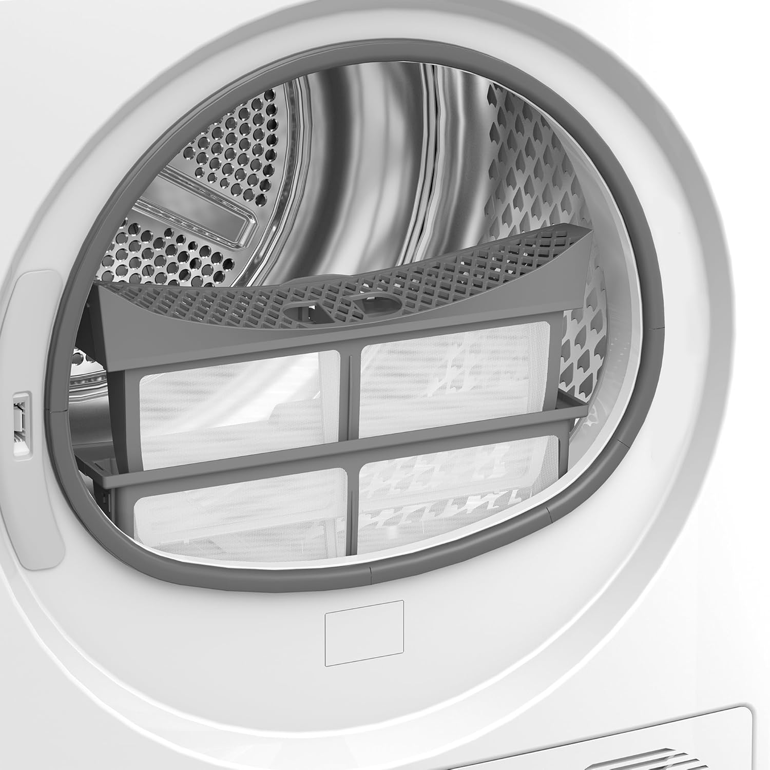 Beko B5T4824IF bPRO 500 Asciugatrice, 8 kg, Caricamento frontale, Pompa di calore, Adatta per chi soffre di allergie, 15 programmi, Funzione vapore, Antipiega, Programma silenzioso, Cesto AquaWave, Bianco