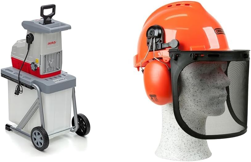 IKRA 81002880 Biocippatrice elettrica a rulli ILH 3000 A, silenziosa, robusta, a bassa manutenzione, potente 3.000 Watt, diametro rami fino a 44 mm, 230 V
