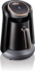 Arzum Okka Minio OK004 Kaffeemaschine Türkische Kaffeemaschine, Kaffeekanne mit berlaufschutzsystem, 1-4 Tassen (300ml.) 480W - (preisgekrntes Design) (Kupfer)