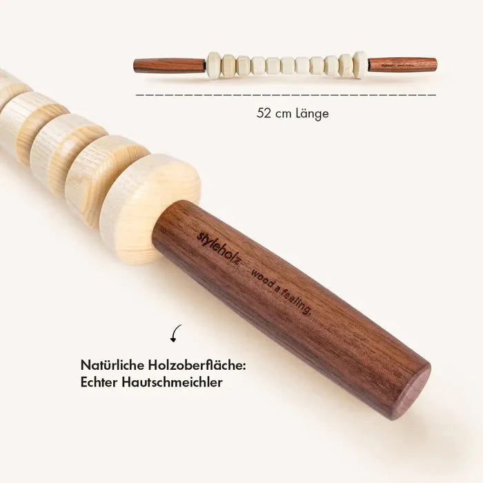 styleholz Faszienstab Woodstick Flex