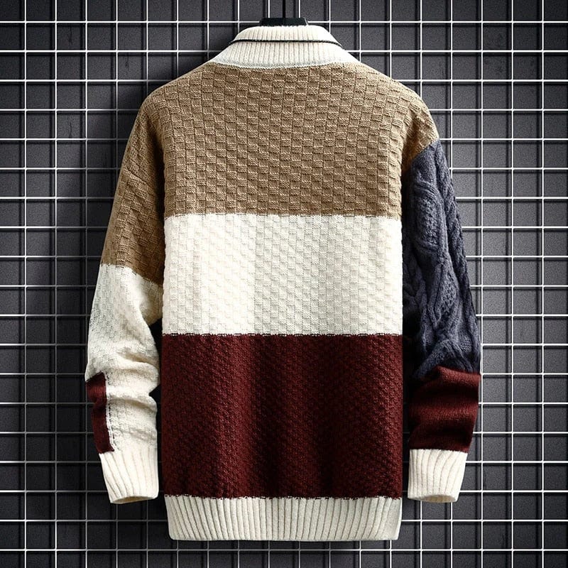 Schildkrten-Strickpullover für Herren