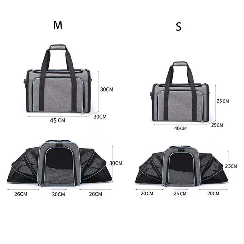 Erweiterbarer Haustier-Trage-Rucksack