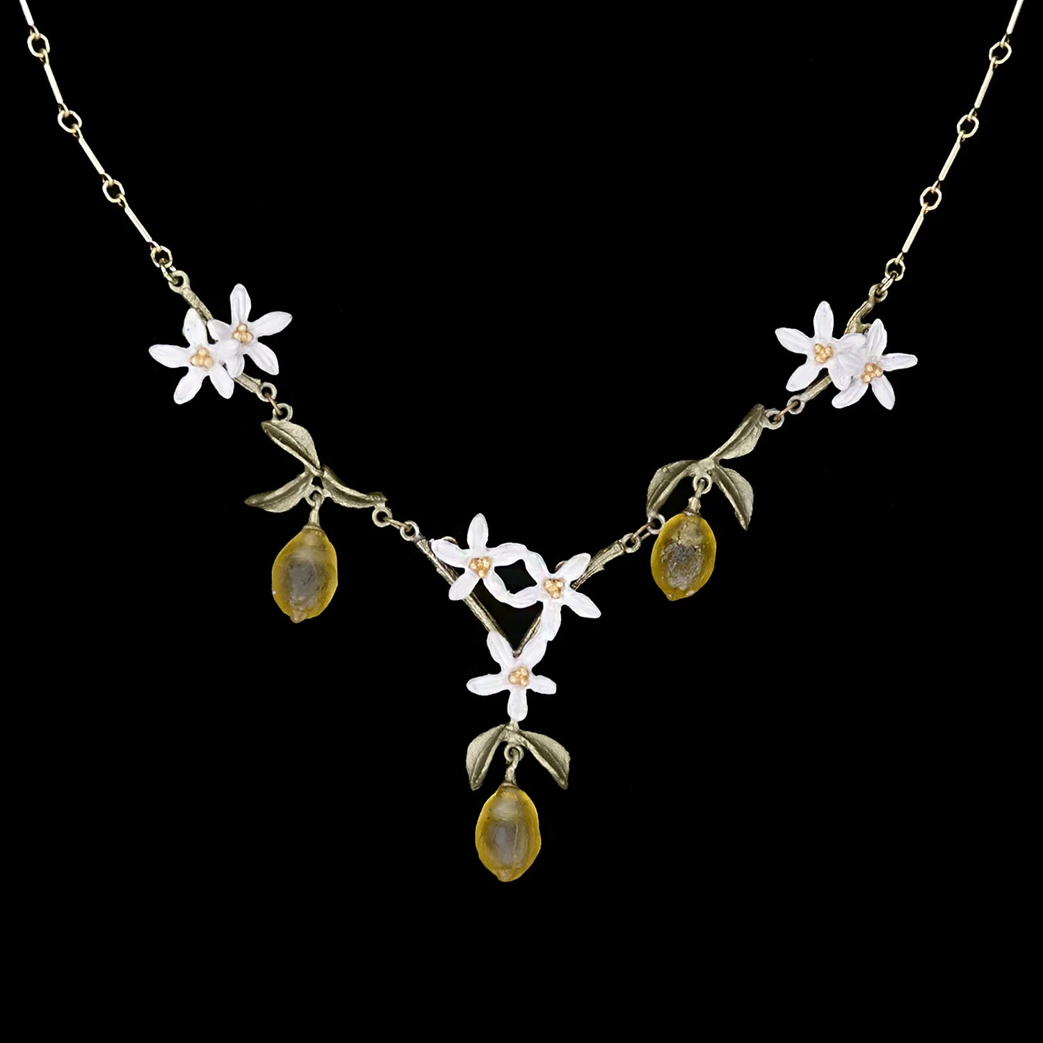 Zitrone Collier - Tropfen