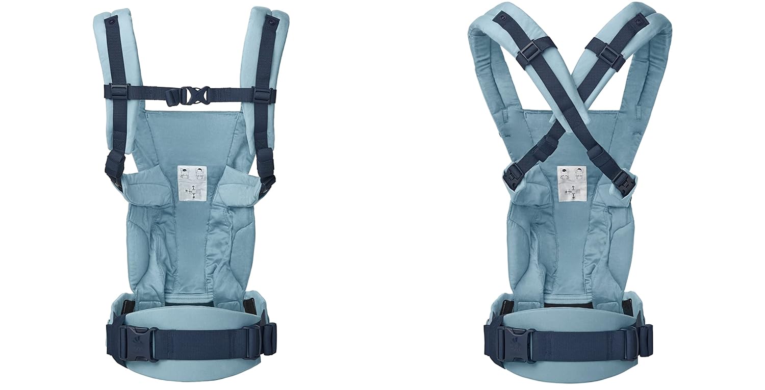Ergobaby Omni Breeze Marsupio per Neonati dalla Nascita fino a 20 kg, Morbido Mesh SoftFlex a 4 Posizioni, Ergonomico, Porta Bebè, Natural Beige