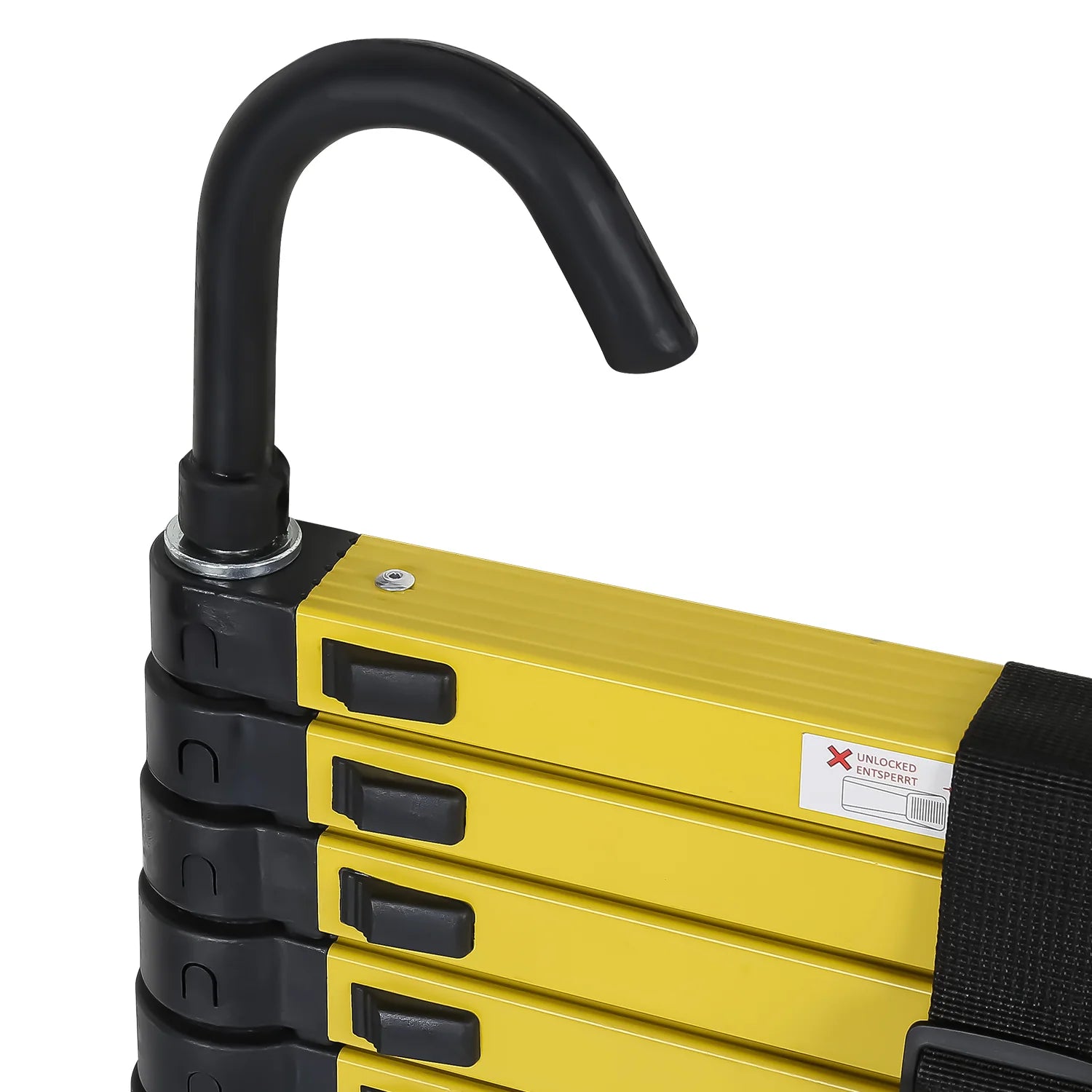 Sonnewelt Scala Telescopica in Alluminio con Gancio Removibile