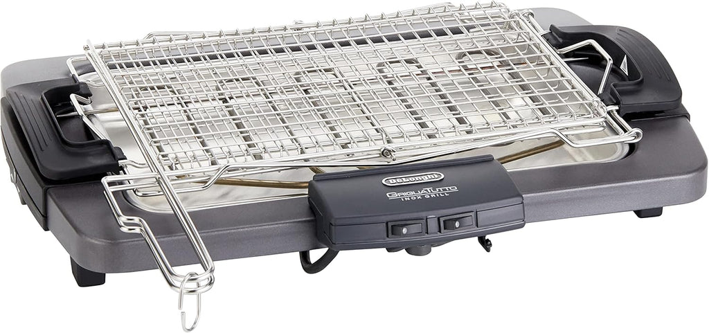 De'Longhi 0126178012 Bq 80.X Griglia da tavolo, plastica, grigio