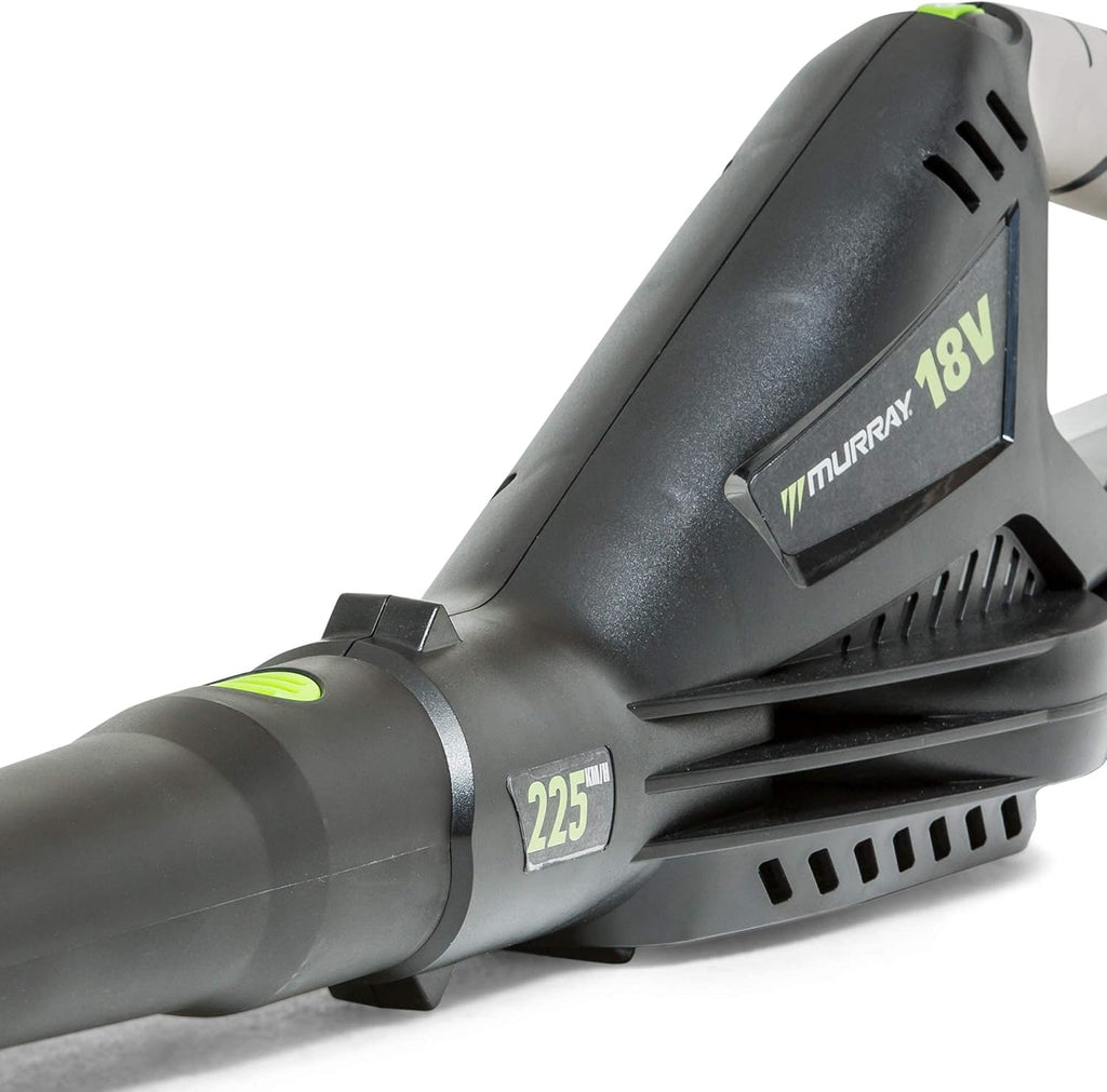 Murray 18V Lithium Ionen Laubbläser Set. IQ18LBK, inklusive 5Ah Batterie und Ladegerät, 225 km/h Blasgeschwindigkeit , 5 Jahre Garantie