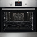 AEG Forno da incasso – Serie 5 AirFry: Risultati di cottura uniformi su 3 livelli – Pulizia Pirolitica – 25 Programmi automatici – Display touch LED – Riscaldamento rapido – Nero – BPE53516AB
