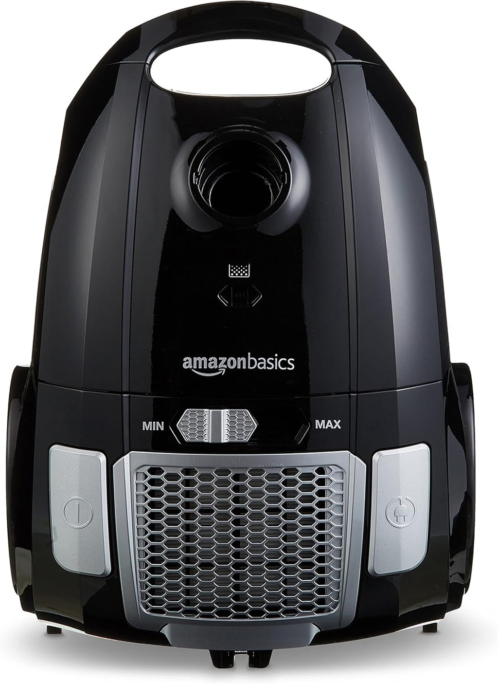 Amazon Basics - Aspirapolvere con sacchetto, potente, compatto e leggero, per pavimenti duri e tappeti, filtro HEPA, 700 W, 1,5 l, UE, nero