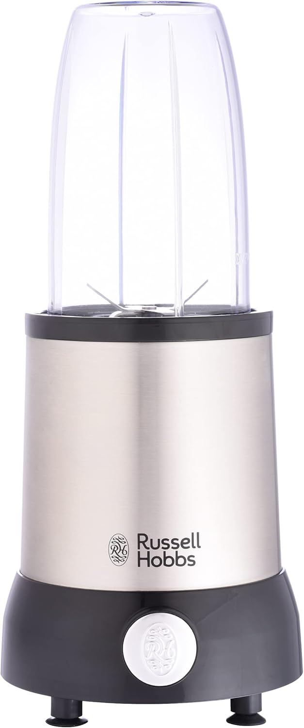 Russell Hobbs Mixer [Frullatore multifunzione] NutriBoost (include 5 contenitori senza BPA e lavabili in lavastoviglie + coperchi, 22.000 giri/min, motore da 0,9 CV) frullatore elettrico 23180-56