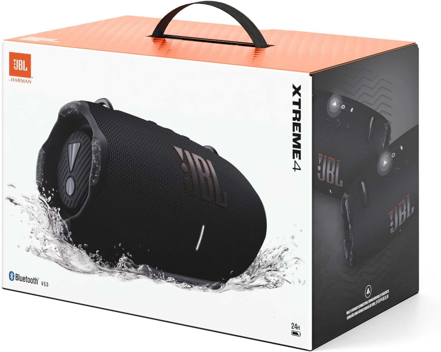 JBL Xtreme 4 Altoparlante portatile in colorazione Camouflage – Cassa portatile Bluetooth con bassi profondi, AI Sound Boost e power bank integrato – Impermeabile e resistente alla polvere – 24 ore di autonomia