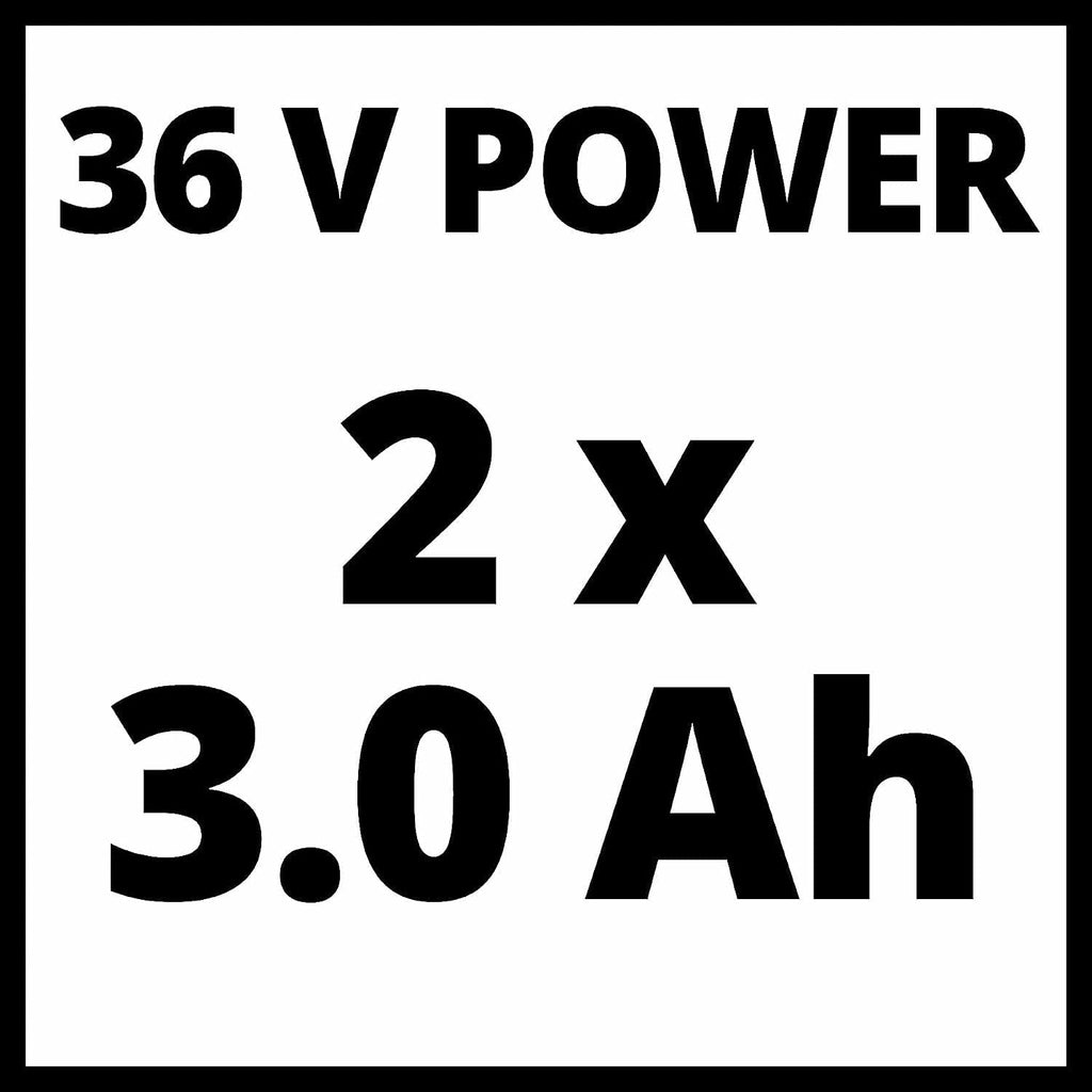 Tagliaerba a batteria Einhell GE-CM 36/37 Li-Solo Power X-Change (36 V, larghezza taglio 37 cm, fino a 400 m², cesto di raccolta 45 L, altezza taglio 25-75 mm, senza batteria)