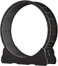 Ruota da corsa per gatti di grandi dimensioni per gatti da interno, tapis roulant graffiante con colore del legno naturale, ruota da corsa, tiragraffi in cartone per l'intrattenimento del gatto, rosa-S