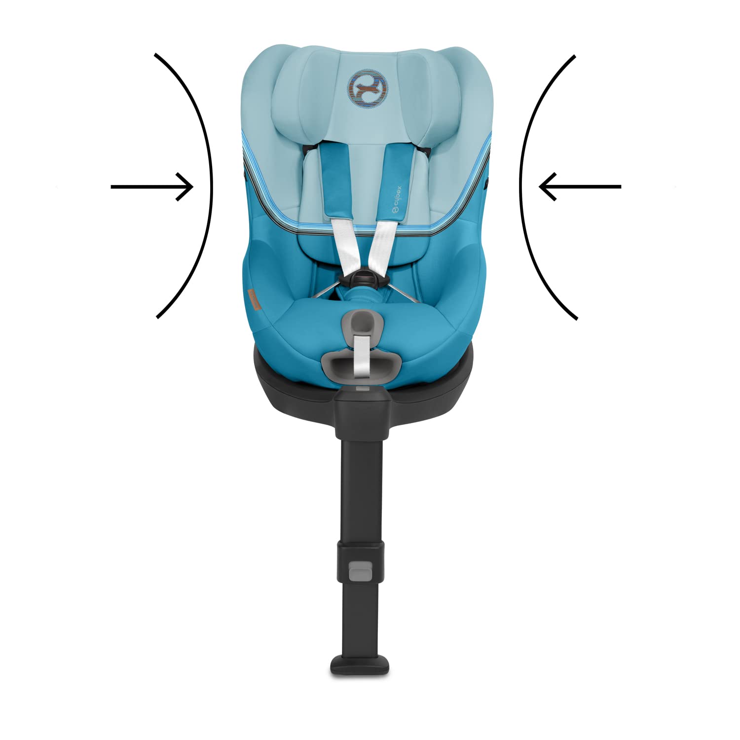 CYBEX Gold Kinder-Autositz Sirona S2 i-Size, Ab ca. 3 Monaten bis 4 Jahren, Max. 18 kg, SensorSafe kompatibel, Granite Black