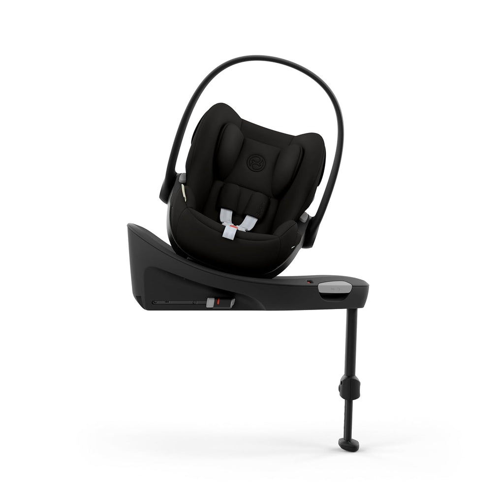CYBEX Gold Seggiolino auto Cloud G i-Size Comfort, con riduttore per neonato, dalla nascita a circa 24 mesi, per bambini da 40 cm a 87 cm, max. 13 kg, Moon Black