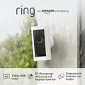 Ring Außenkamera Pro Solar (Stick Up Cam Pro) | Telecamera di sicurezza per esterni ad alimentazione solare con video HDR a 1080p, Wi-Fi, rilevamento del movimento 3D, compatibile con Alexa | 2 telecamere di sicurezza