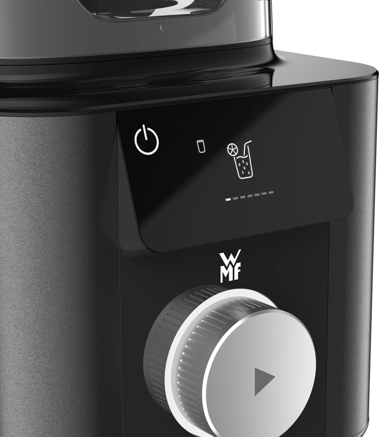 WMF Master Toaster Langschlitz motorizzato, tostapane 2 fette, pane tostato XXL, centratura automatica del pane, funzione Check-Up, tostapane 980 W, pannello touch, barra luminosa LED, tostapane acciaio inox opaco