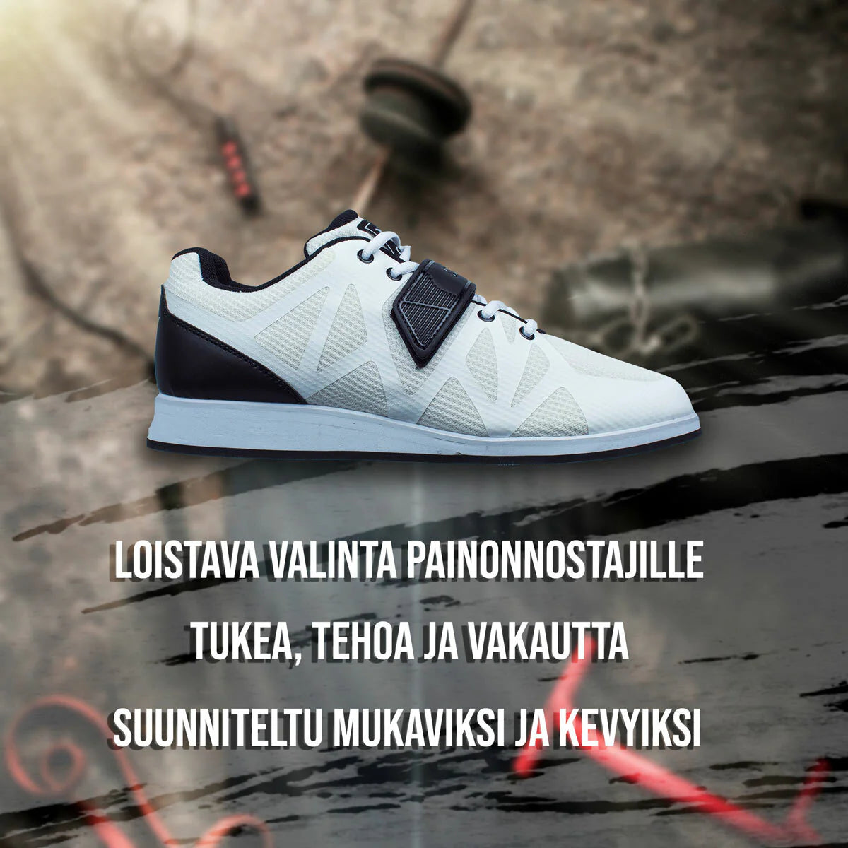 Scarpe da sollevamento pesi Core, bianco