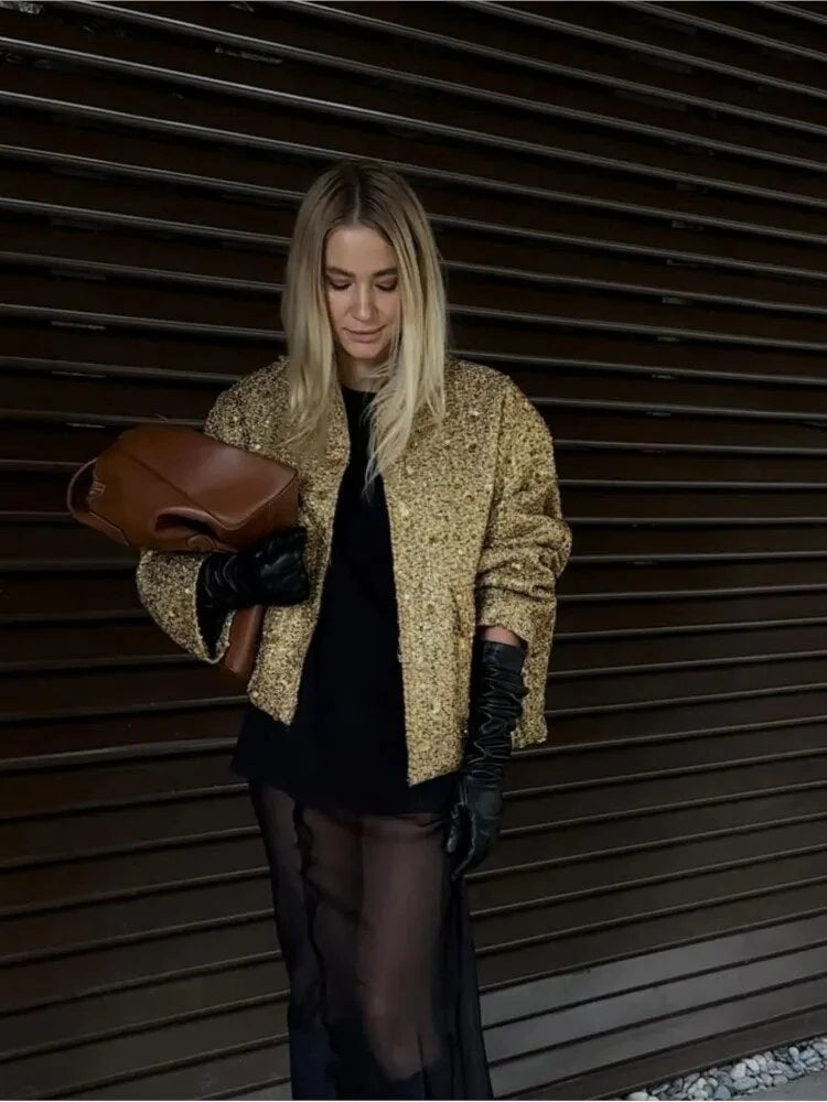 Lozenda - Giacca glitterata alla moda